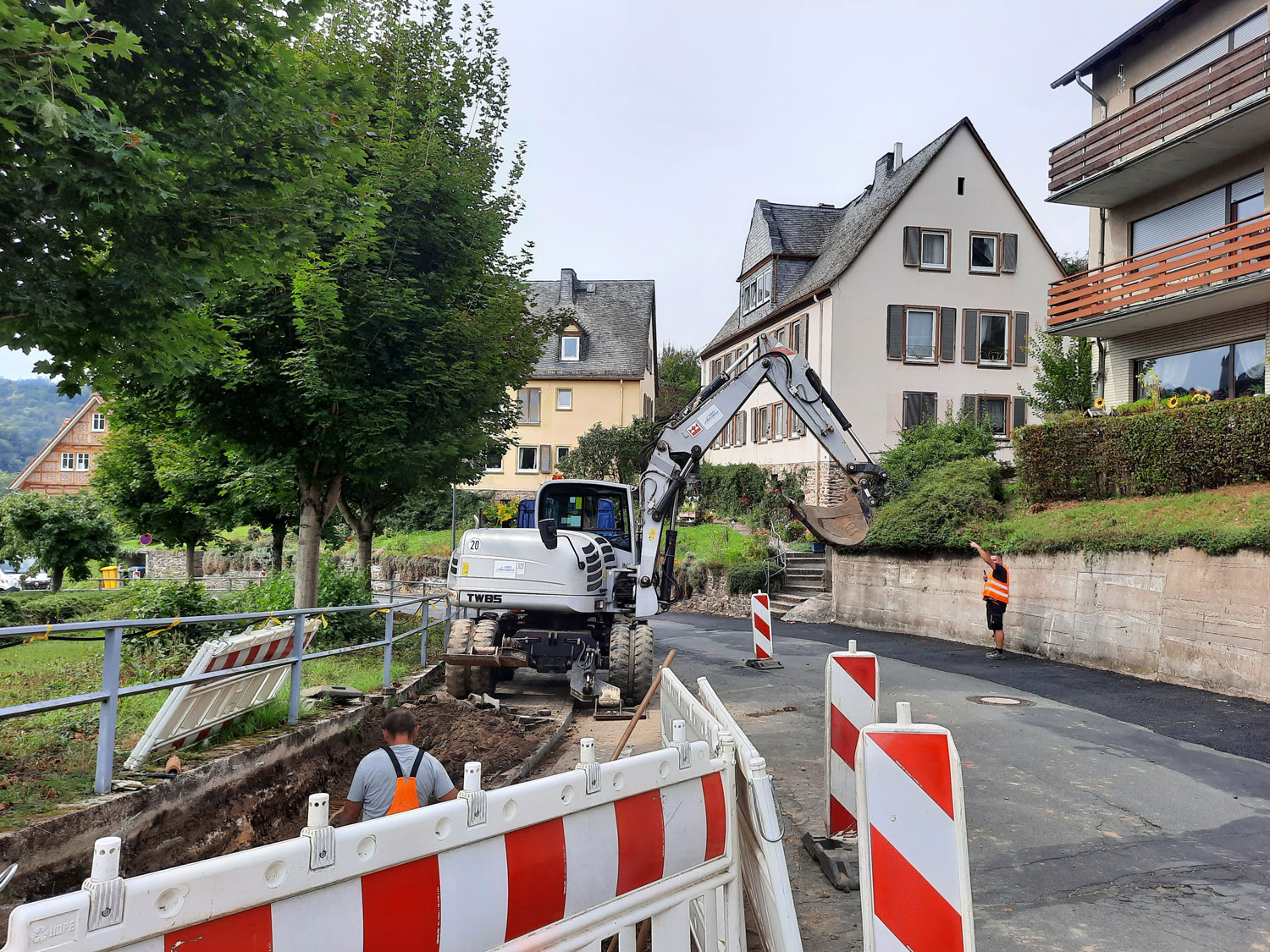 Ausbau Hohe Lay Straße Nassau Straßenbau Abel Weimar