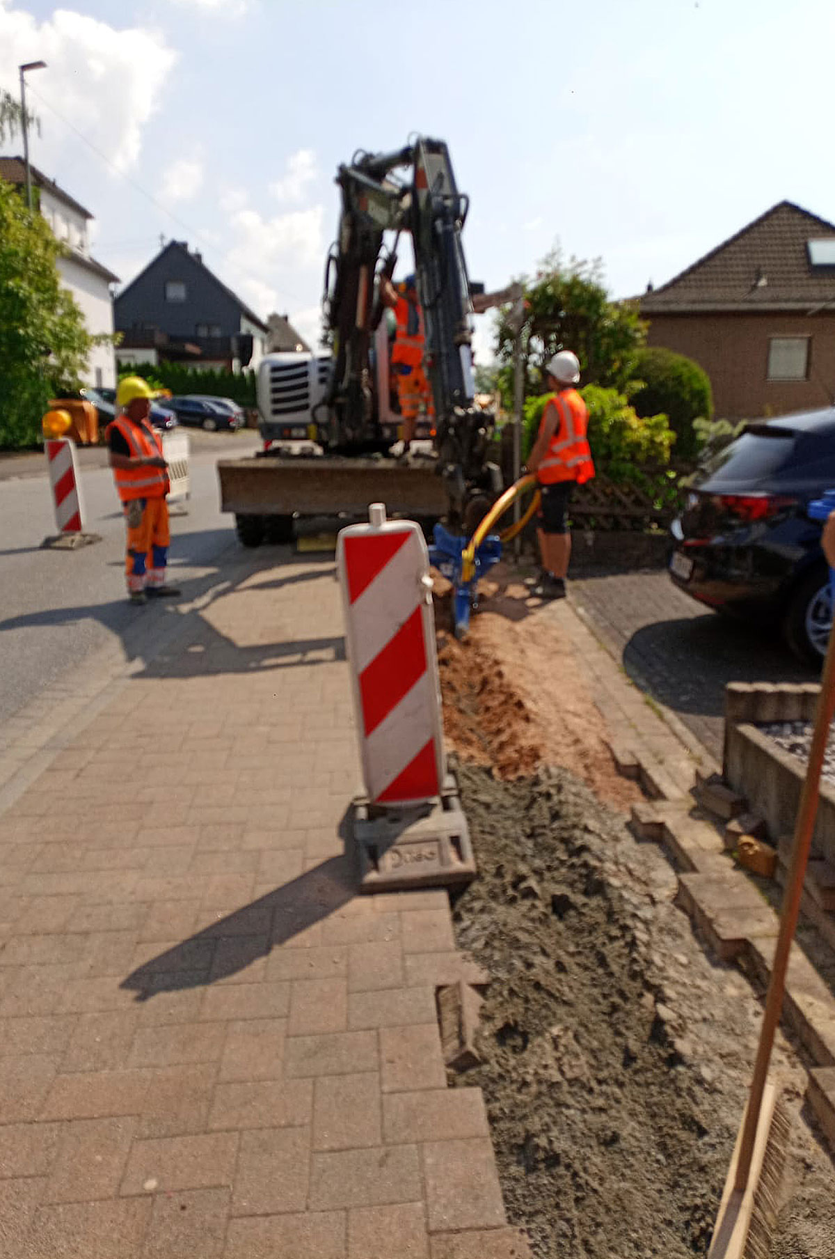 Netz Kabel verlegen Job Azubi Straßenbau Westerwald